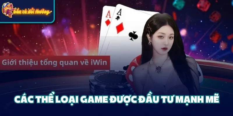 Khám Phá Cổng Game Iwin - Thế Giới Giải Trí Đỉnh Cao 3 Các thể loại game được đầu tư mạnh mẽ
